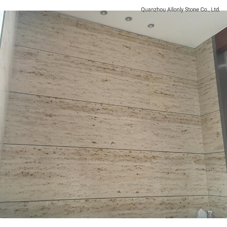 Outdoor Sealed Portugal Beige Limestone Tiles for Floor