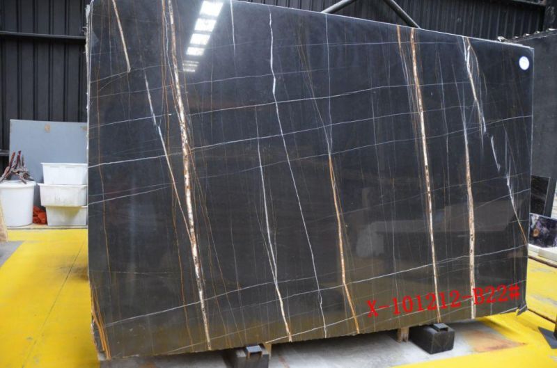 Black Marble Slabs Polished Tiles&Slabs&Countertop