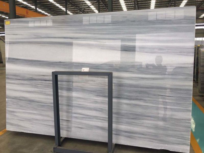Polishing Natural Grey/White Marble Tiles/Slabs for Wall/Flooring/Mosaic Garden/Villa Project