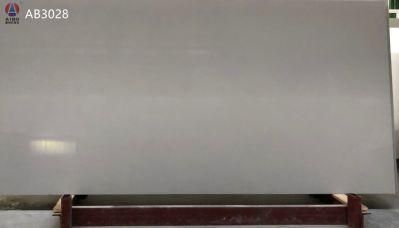 Pure Grey Color Big Size 3200*1600*20mm Quartz Stone Slab for Home Tile/Wall