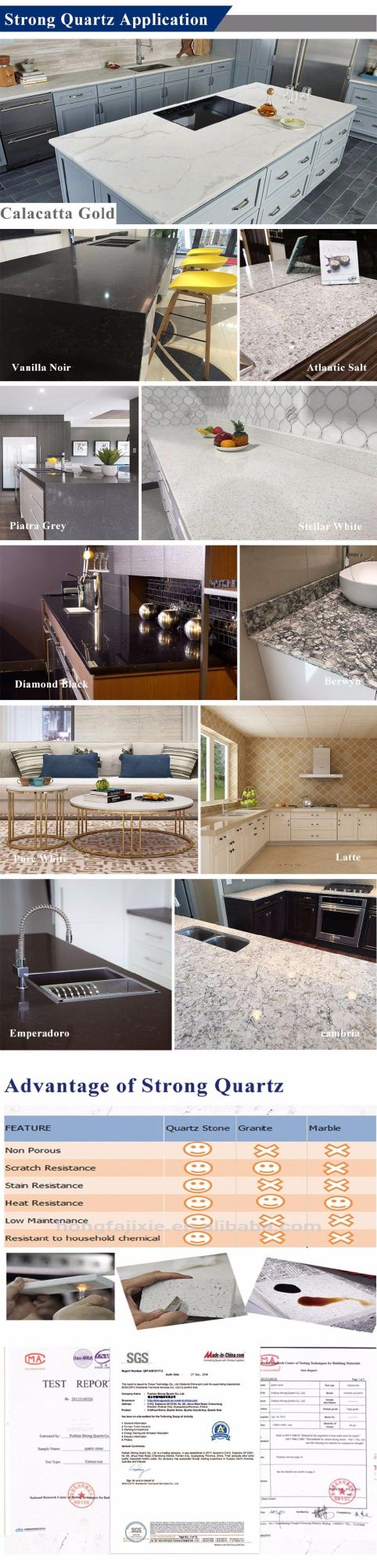 Engineered/Quartz Stone Sheet /Slabs