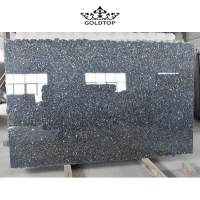 Natural Stone Polished Indoor Decoration Blue Pearl Slab Blue Granite for Tiles Countertop