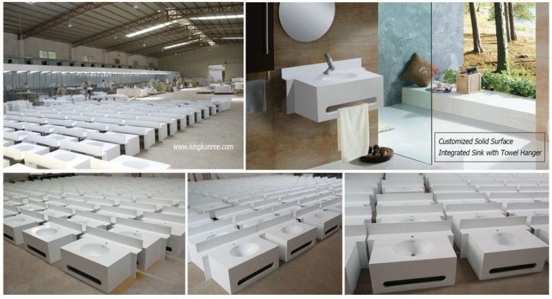 Kkr Quartz Stone Acrylic Stone Kitchen/Bathroom Vanity Top for Construction Project