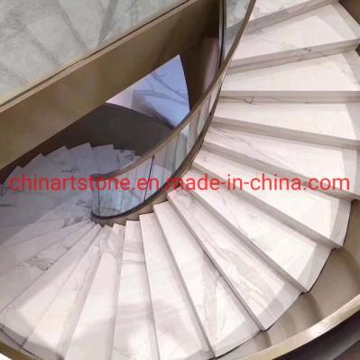 Bianco Calacatta White, Arabescata White Marble for Stair Step and Tile