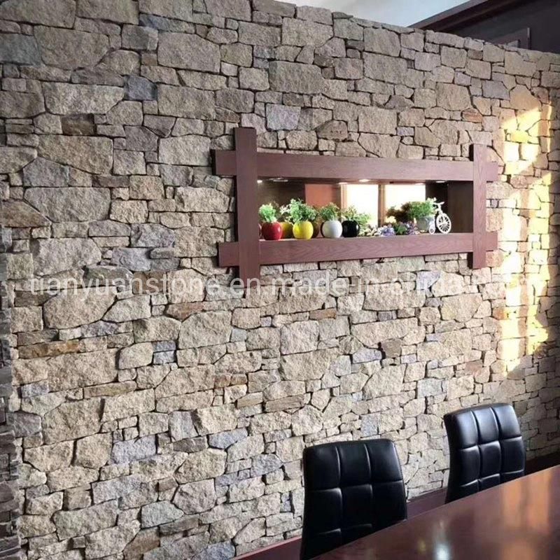 Grey Color Split Surface Slate Natural Stone Veneer, Slate Culture Stone