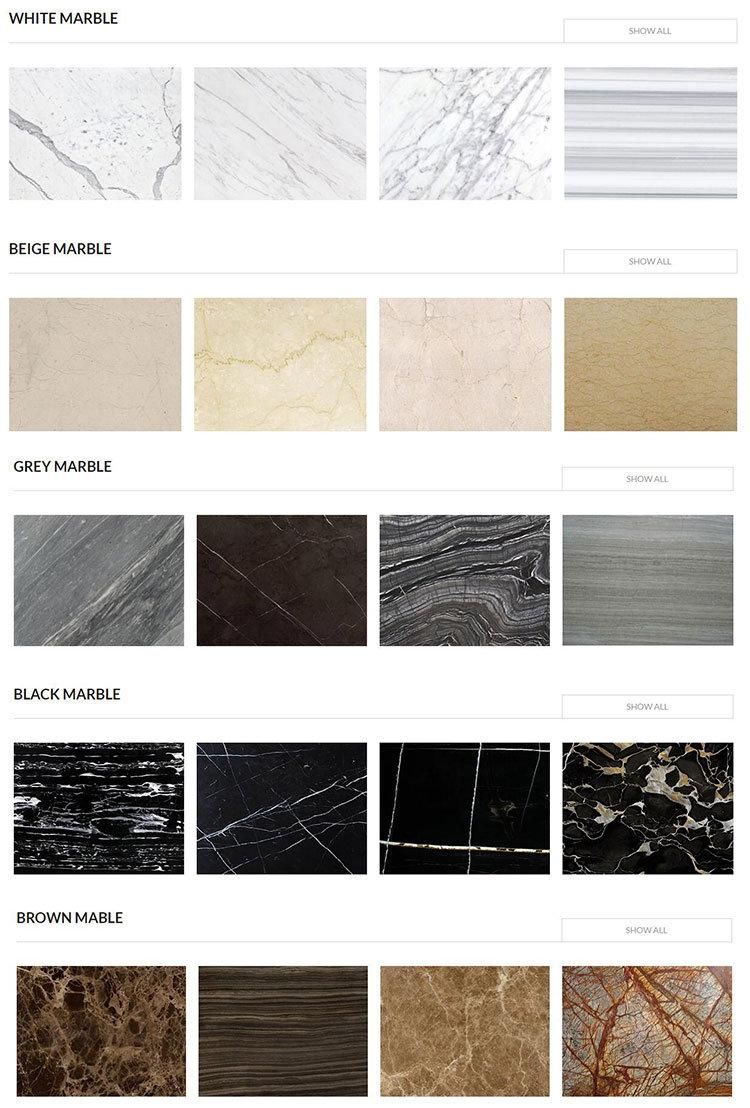 China Wholesale Price Marble Stone Mable Tile Square Floor Medallions
