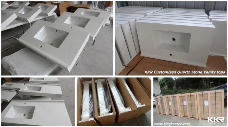 Solid Surface Artic Fall Prefabricated Countertops