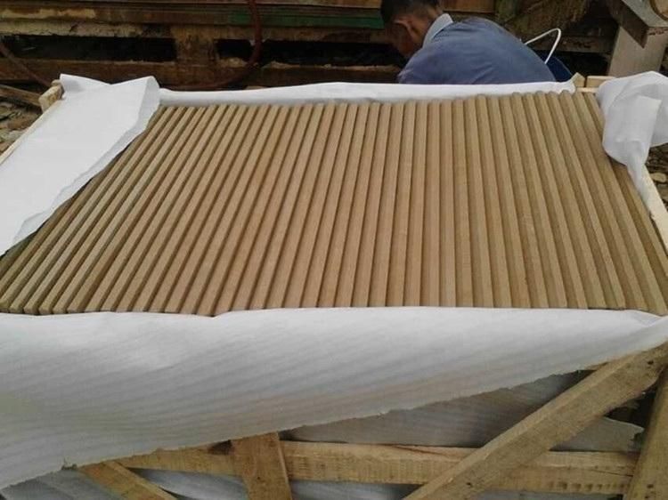 Factory Supply Teakwood Yellow Sandstone for Poolcoping and Outdoor Paving