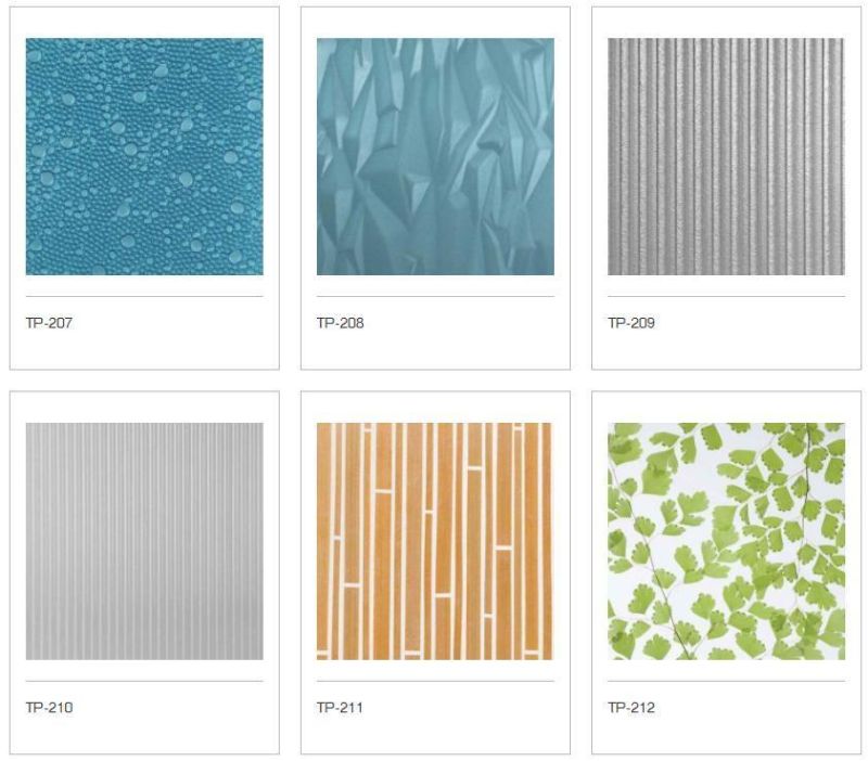 3D Pattern Translucent Decorative Lightweight Blue Acrylic Sheet