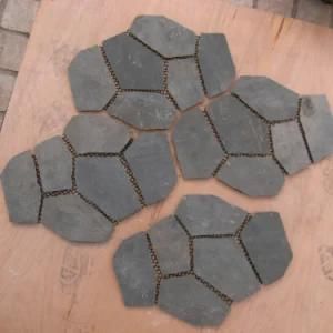 Chinese Multicolor Cheapest Natural Irregular Paving Stone (SMC-B020)