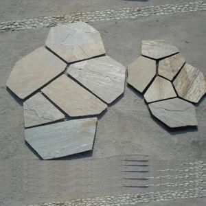 Golden Slate Flagstone Veneer Wall (SMC-Y052)