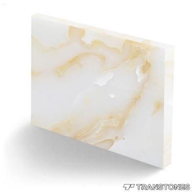 Translucent Faux Brick Panel Alabaster Ceiling Decor