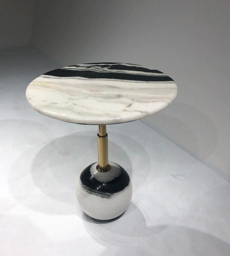 White Marble Black Viens Panda White Marble