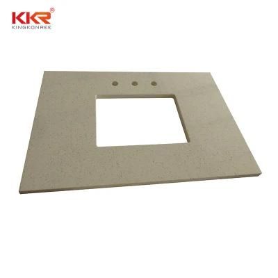 Marble Textured Artificial Stone Solid Surface Bathroom Vanity Top (190808)