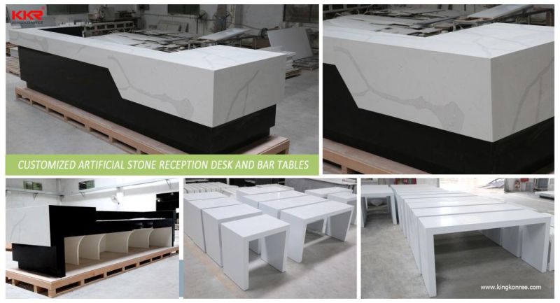 Corian Acrylic Solid Surface Bespoke Sizes Artificial Stone Kitchen Island Countertop
