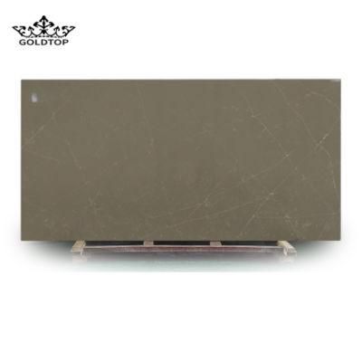 Chinese Supplier 20mm Thick Artifical White Quartz Stone Slab for Kitchen Countertops