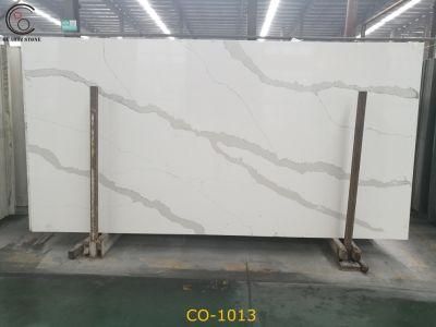 New Design Co-1013 Artificial Calacatta Quartz Stone Slab with Competitive Price