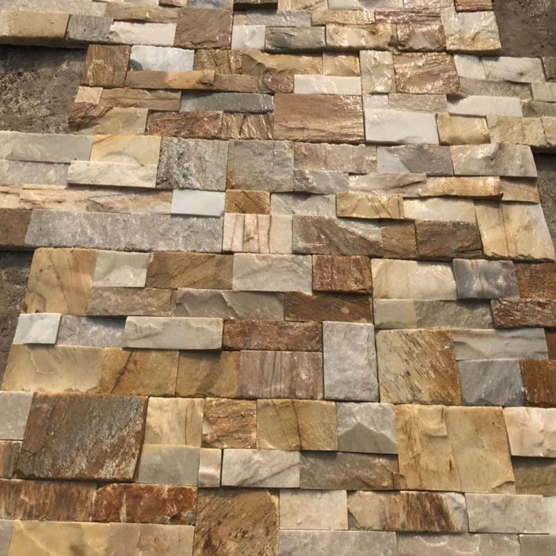 Rusty Natural Slate Ledge Stone Cultured Stone Veneer for Wall Cladding Decoration