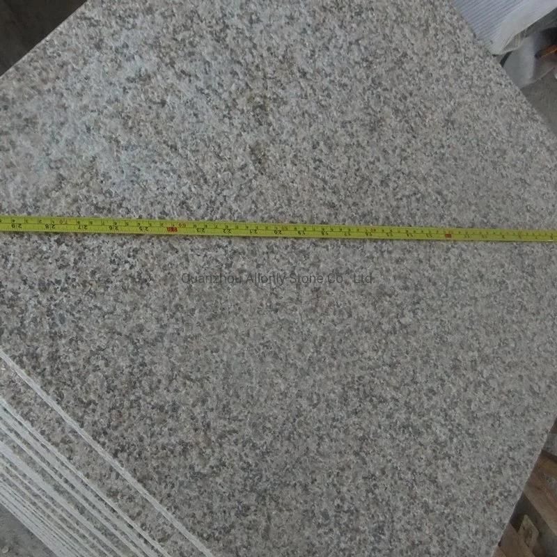 China Flamed Cheap Exterior G682 Golden Yellow Granite Flooring Tile Paving Stone