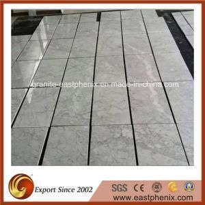 Polished Carrara White Marble Tile