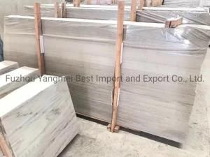 Natural White Wooden Marble, White Serpeggiante Marble for Flooring Tiles, Slabs, Mosaic