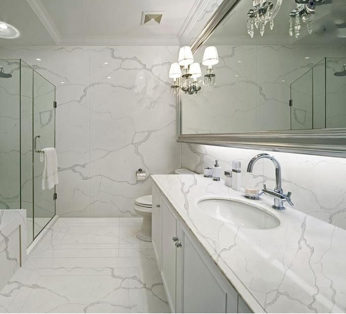 Wholesale Price Grey Artificial Stone Quartz for Solid Surface Building Material with SGS Certificiate
