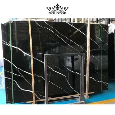 Black Marble Stone Tile/Slab for Flooring/Wall Background Building Decoration