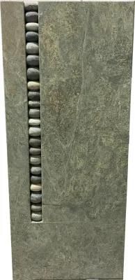 European Monuments Granite Headstone with Pebble German Best Seller Factory Direct
