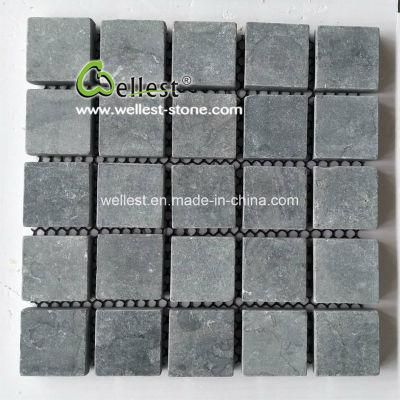 G603/G654/G684/G682 Light Grey/Dark Grey/Black/Yellow/Red Porphyry/Granite/Basalt Meshed Paving Stone on Mesh