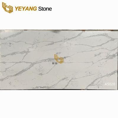 Artificial Stone Calacatta Quartz for Kitchen/Bathroom Countertop/Vanity/Table