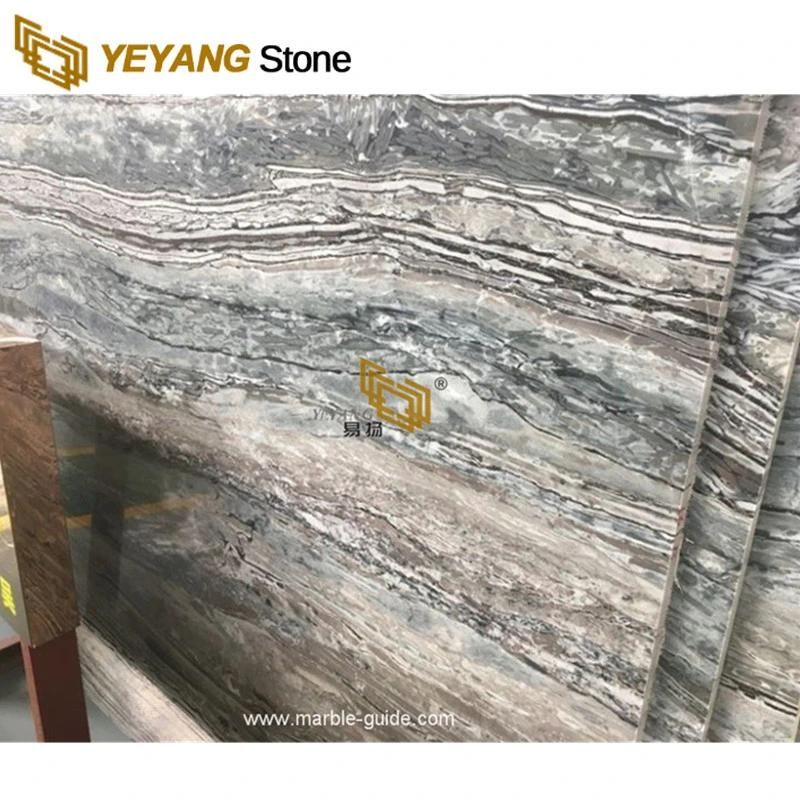 China Brown Wooden Marble Slabs/Tiles for Floor/Wall Countertop/Vanity/Table/Worktop Marble Factory Wholesale
