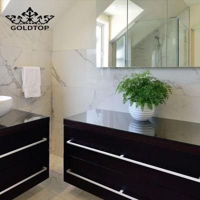 China Natural White/Grey/Black Stone Slabs Calacatta Gold Marble Floor Tiles for Countertop/Wall Tiles/Vanity Top Building Material