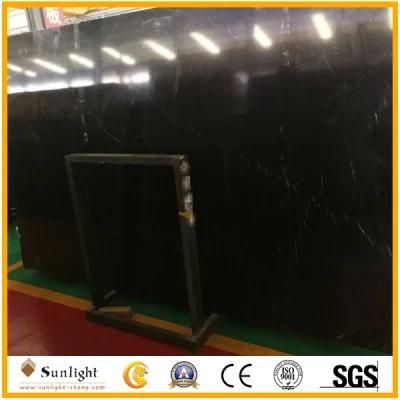 Natural Nero Black Marquina Marble/Stone Slab for Kitchen/Bathroom/Wall/Floor