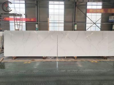 Artificial Quartz Stone Calacatta Factory White Quartz Countertops Slabs