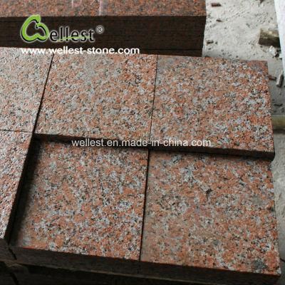 Flamed/Red Granite/Cube Stone for Garden Paving/Outdoor Paver/Paving Stones/Brick Pavers