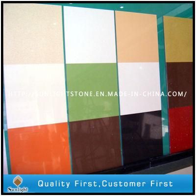 White/Pink/Yellow Colors Quartz Stone for Flooring