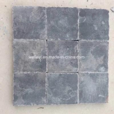 Antique Looking Blue Limestone Patio Pavers for Castle Paver