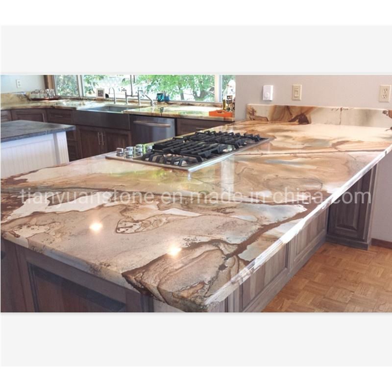 Wholesale Natural Stone Palomino Yellow Granite Golden Flower Granite