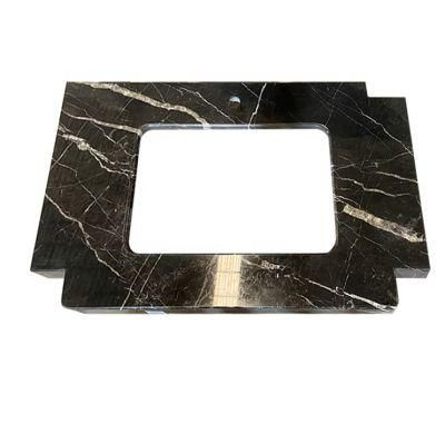 Manufacturer Wholesale Fashion Calacatta White Marble Bathroom Vanity Marble Vanity Top Countertops Vanity Tops
