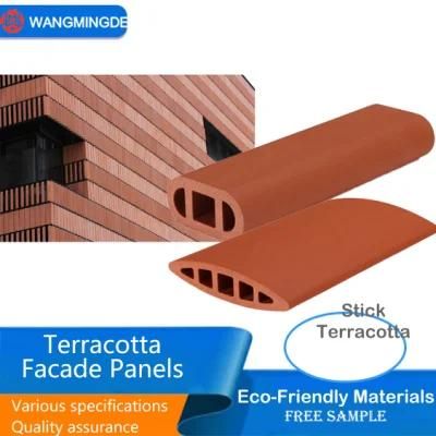 Grooved-Surfaced White and Rich Texture Terracotta Facade Panels for Residential