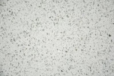 Paper White Glass Quartz for Prefabricated Bathroom Vanity Top