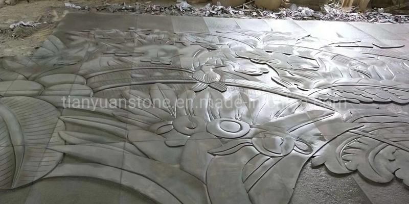 Art Sculpture Sandstone Interior Background Wall