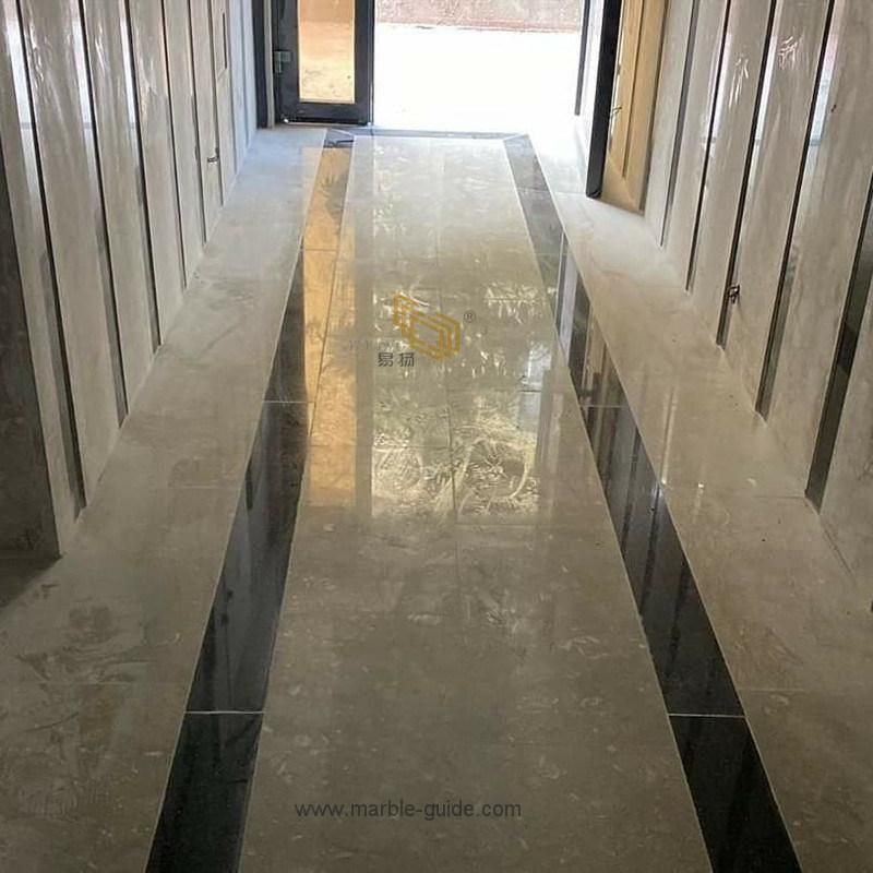 Rustic Light Green Polished Marble Supplier for Staircase/Flooring Tile