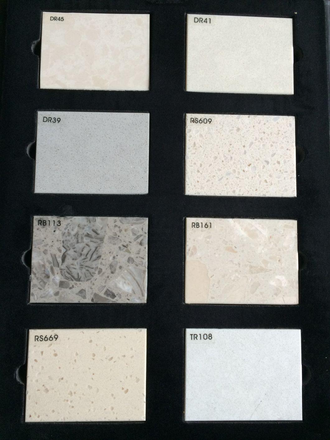 White/Black/Grey/Red Color Culture Artificial Engineered Marble Slabs
