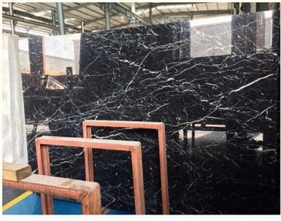 Black Marble Stone Tile/Slab for Flooring/Wall Background Building Decoration