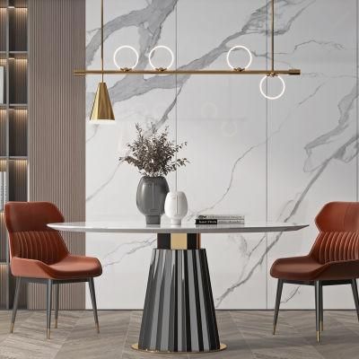 Sintered Stone Calacatta Blanco Slab Polished Surface Wall Panel Bathroom Kitchen Countertop Granite Quartz Vanity Top Table Top White Marble