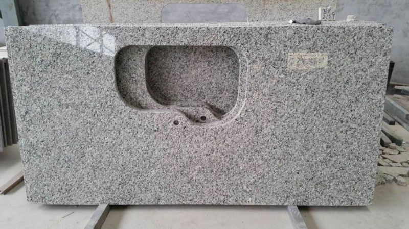 White/Grey Granite Countertop Kitchen Top/Bathroom/Vanity/Table Top