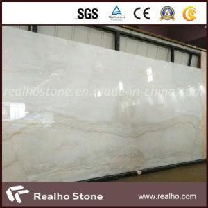 Backlit Book Match Marble Stone Slab with Good Quality for Sales