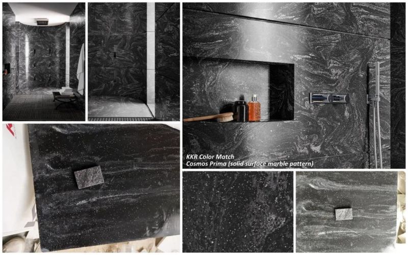 OEM ODM Marble Corian Sheet Pure Acrylic Solid Surface