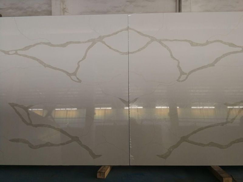 White Countertops with Quartz Stone Material Customized Size